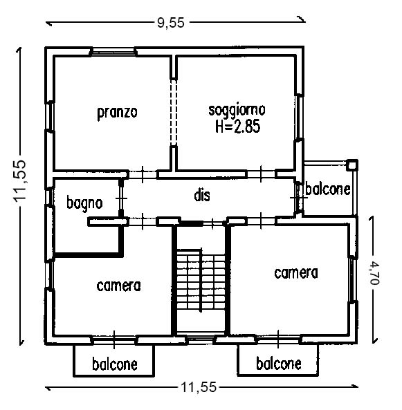 Floor plan third apartment