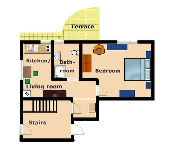 Floor plan Cantinetta