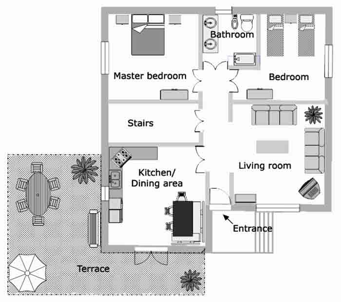 Floor plan Loggione